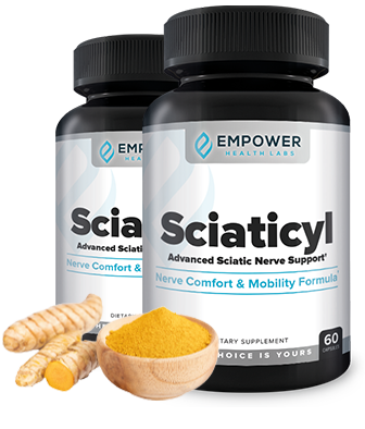 Dietary Supplement Bottle and Ingredients on white background